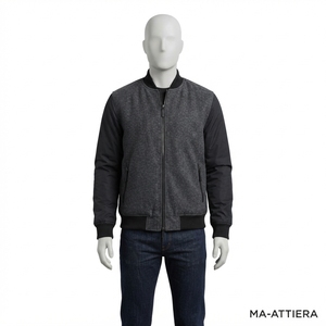 <b>Mens</b> Charcoal Black Bomber <b>Jacket</b> Streetwear <b>Mens</b> Winter <b>Jackets</b> Wholesale <b>Jacket</b> For <b>Men</b> <b>Casual</b> Fashion <b>Jacket</b> - Product Image 3