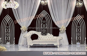 Panneaux décoratifs laser pour mariage Punjabi, panneaux métalliques découpés au laser pour toile de fond, panneaux métalliques à thème occidental, USA - Product Image 4