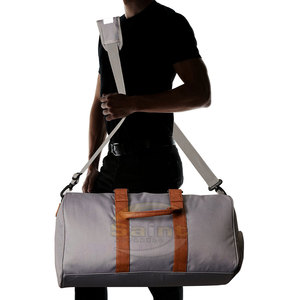 Bolsas de Lona de Poliéster Casuales al por Mayor, Bolsa Deportiva de Viaje para Gimnasio, Logotipo Personalizado, Gran Capacidad, OEM - Product Image 4