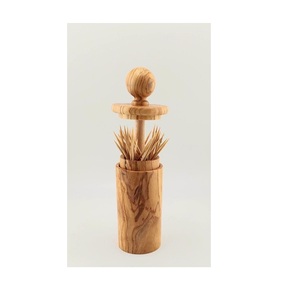 Porte-cure-dents en bois traditionnel fait à la main, distributeur de cure-dents rustique pour table, cuisine, salle à manger, maison, restaurant - Product Image 6