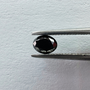 TIARAS JEWELS Diamant naturel fantaisie noir foncé ovale à facettes taille brillant 7mm*5mm, diamant en vrac de l'origine du Gujarat pour la fabrication de bracelets - Product Image 5