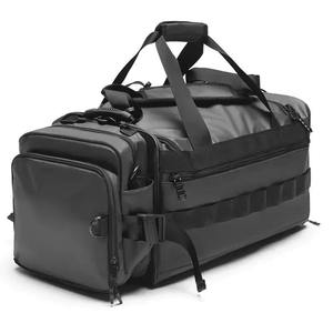Professional Luxury Gym Sports Travel Bag Custom Logo <b>Waterproof</b> Polyester Duffle <b>Shoe</b> Compartment Adjustable Strap Zipper - Product Image 6
