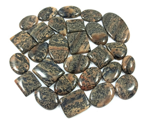 Top Quality Natural Honey Dendrite Agate Hand Polished Mix Wholesale Cabochon Loose Gemstone For Silver Brass Jewelry Making - Product Image 3