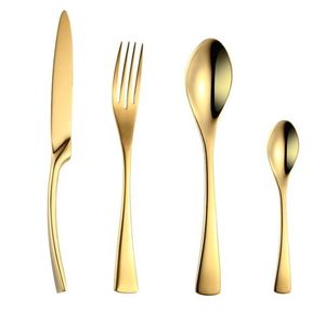 Premium Luxury Stainless Steel Metal Cutlery Set Elegant <b>Flatware</b> Collection For Fine Dining Homes Hotels And Restaurant Use - Product Image 6