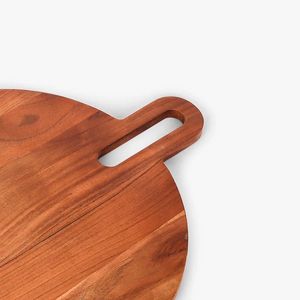 Planche à découper en bois faite à la main |   Planche à découper et à servir en bois naturel |   Accessoires de cuisine écologiques - Product Image 5