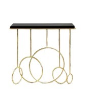 Table basse en bois de style moderne avec bois naturel pour le salon Table centrale de couleur noir mat Matériau de haute qualité - Product Image 6