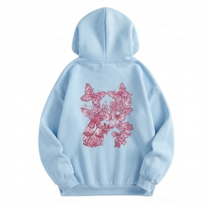 Sweat à capuche uni pour impression, broderie et vente en gros - Product Image 5