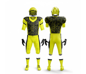 Uniforme de football américain professionnel – Séchage rapide et respirant |   Ensemble de football avec maillot et pantalon |   Polyester respirant - Product Image 6