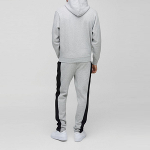 Men's Custom Embroidery Acid Wash Distressed <b>Tracksuit</b> Custom 100% Cotton Distressed Hooded Track Suit - Product Image 2