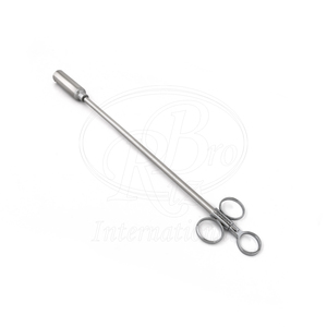 Pistolet applicateur de bolus réutilisable en acier inoxydable pour chèvres et moutons, avec gobelet de 20x60mm, longueur 17 pouces, applicateur de bolus et poussoir de pilules - Product Image 1