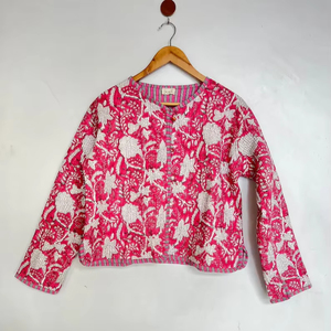 Nouvelle veste matelassée en coton respirant à séchage rapide, imprimée numériquement, écologique, de qualité supérieure, faite à la main, pour femmes, hiver, printemps, automne - Product Image 1