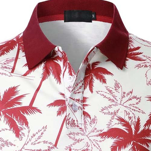 Chemises polo décontractées à manches courtes pour hommes, sublimation, été, vacances, plage, golf, prix raisonnable, service OEM - Product Image 6