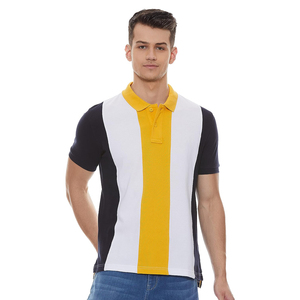 Polo brodé décontracté pour homme, grande taille, 100 % coton, combinaison de couleurs, manches courtes, style sport, vente en gros, collection America - Product Image 1