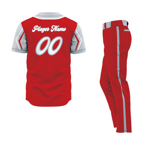 Uniforme Deportivo Sublimado de Béisbol y Sóftbol de Secado Rápido y Transpirable de Alta Calidad con Nuevo Diseño, 100% Poliéster, Personalizado para Equipos - Product Image 6