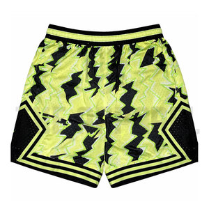 Shorts en maille pour hommes, décontractés, de haute qualité, 100% polyester, personnalisés, séchage rapide, respirants, en stock, best-sellers - Product Image 4