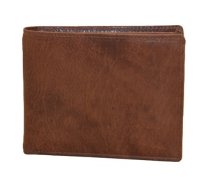 Portefeuilles en cuir avec logo personnalisé, gaufrage classique, porte-cartes pour homme, emplacements pour cartes, poche zippée, compartiments pour billets, poche à monnaie avec rabat latéral - Product Image 1