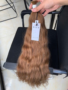 Prix de gros Extensions de cheveux en vrac Cheveux humains vietnamiens Double noyade 100 grammes Couleurs foncées 26 pouces - Product Image 6