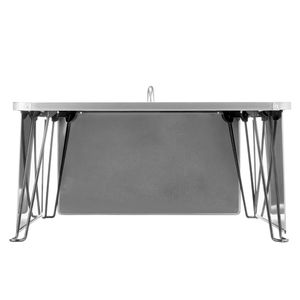 Copertura Quadrata in Acciaio Inox per Braciere 25.4x25.4x14.6 Pollici, Copertura per Bruciatore da Esterno per Campeggio e Braciere a Legna - Product Image 1