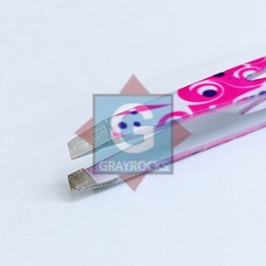 Pinzas para Cejas Modernas de Acero Inoxidable con Punta Inclinada, Herramienta de Precisión Duradera, Grayrocks - Product Image 6
