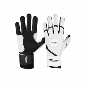 New Style Custom Professional Baseball Batting Gloves Manufacturer Made In Goatskin Leather Use For Baseball & Softball Batting - Product Image 3