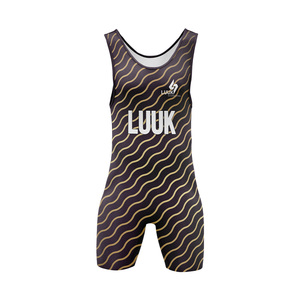 Professional Wrestling <b>Singlet</b> Custom Design Compression Fit Breathable Quick Dry Sportswear OEM Supplier Bulk Orders - Product Image 1