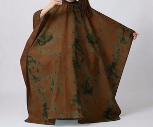 เสื้อคลุมตัดผมกันน้ำสีน้ำตาลลายพราง - Product Image 1