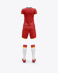 Custom Women <b>Short</b> Sleeve Soccer Uniforms Set <b>Ladies</b> Football Full Kit Player Version <b>Jersey</b> and <b>Shorts</b> - Product Image 5