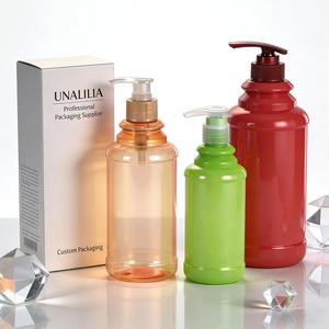 Factory Wholesale 300ml 500ml 1000ml PET Plastic Pump Bottle for Shampoo Conditioner Body Wash Shower Gel Custom Packaging - Product Image 4