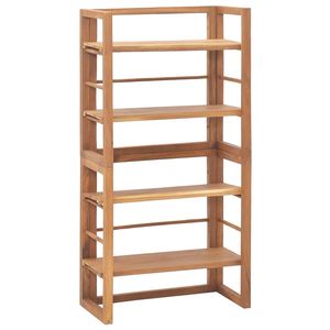 Étagère en bois de teck naturel massif 47,2 pouces - Product Image 1