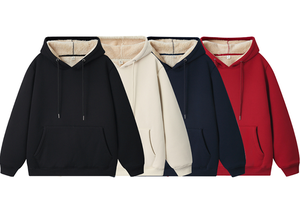 Sudadera con capucha y pantalones de chándal de algodón grueso, más económicos que los similares, tasa de recompra del 50%, la mejor sudadera extragrande para hombre y mujer - Product Image 5