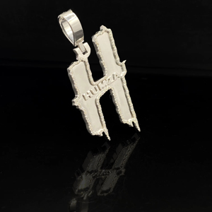 Pendentif Premium Urban Frost Diamond Ice en alliage plaqué or, style Hip Hop - Product Image 1
