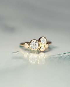 Joyería Fina, Elegante y Única, Plata de Ley 925, Moissanita, Anillo de Compromiso y Boda de Lujo, Diseño de Estrella Oceánica Grande - Product Image 4