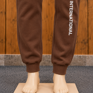 Pantalones Deportivos Casuales para Mujer, Corte Holgado, Pierna Ancha, Estilo Moderno, Cintura Alta, Largo hasta el Tobillo, con Franja Lateral - Product Image 6