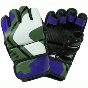 ถุงมือชกมวยหนัง PU แบบกำหนดเอง สำหรับคาราเต้ เทควันโด มวยไทย MMA ซ้อมต่อยมวย - Product Image 2