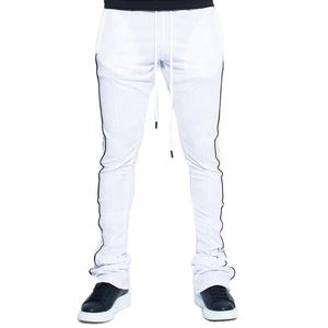 Pantalon empilé respirant personnalisé OEM pour hommes 2023/2024 Pantalon de survêtement décontracté à rayures latérales avec bande latérale Pantalon de survêtement pour hommes - Product Image 5