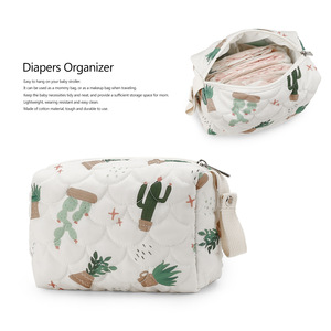 Bolsa de Almacenamiento de Pañales con Estampado Moderno, Impermeable, de Tela Oxford, Organizador de Artículos de Aseo Colgante, Linda y Portátil, para Pañales de Mujer, ODM - Product Image 4