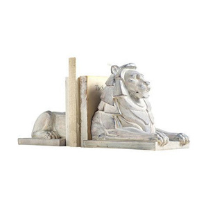 Luxury Iron Bookends with Artistic Decorative Finish and Stable Non-Slip Base for Bookshelf Styling and Interior Decoration - Product Image 2