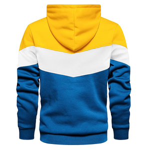 Sweat-shirt sans cordon, à séchage rapide, respirant, décontracté, pour le sport, en coton uni, pour hommes - Product Image 3