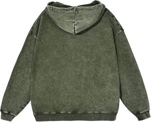 Sudadera con Capucha Estilo Denim Starman, Corte Regular, Forrada, Ecológica, Transpirable, Ropa Urbana de Invierno, Premium, 100% Algodón - Product Image 3