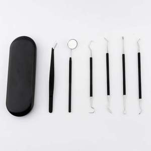 Ensemble d'examen dentaire professionnel 6 pièces, kit de nettoyage dentaire en acier inoxydable japonais CE par Grip Surgical - Product Image 2