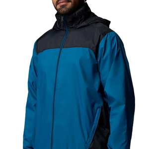<b>Men's</b> Waterproof <b>Raincoat</b> Outdoor Hooded Jacket <b>Men's</b> Hooded Color Blocking Waterproof Jackets Custom Logo <b>Men</b> Rain Jackets - Product Image 3