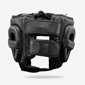 Adjustable High Quality PU Leather Breathable Durable Eco-Friendly Safety Head Guard for Boxing Training Martial Arts-Factory - Product Image 6