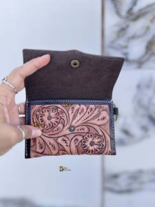 Porte-monnaie sculpté à la main, élégant, multi-usages, en cuir western, nouvelle arrivée, vente chaude, portefeuille unisexe - Product Image 5