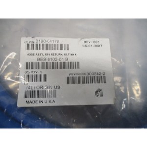 สายยาง AMAT 0190-04176 ชุดประกอบสายส่งกลับ RPS, ULTIMA X - อุปกรณ์และอะไหล่เซมิคอนดักเตอร์ระดับโลกที่เชื่อถือได้ - Product Image 1
