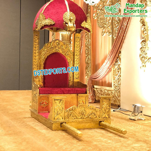 Palancín de entrada para boda, tradicional, dorado, Cisne, Doli, gran evento de boda, para novia - Product Image 6