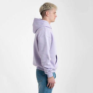 Men's Casual Oversized Winter Solid Hoodie Pullover Embroidered Screen Printing French <b>Fabric</b> Hip Hop Streetwear High Quality - Product Image 2