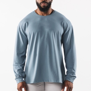 T-shirt de sport décontracté à manches longues pour homme, coupe ample, haute qualité, idéal pour l'entraînement et la course à pied – Nouvelle collection en promotion - Product Image 2