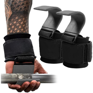 Ganchos de Elevación de Alta Resistencia para Levantamiento de Pesas, Peso Muerto, Entrenamiento en Gimnasio, Dominadas y Equipo de Soporte de Fuerza - Product Image 2