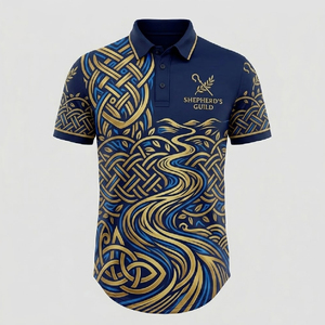 Production de vêtements de sport professionnels personnalisés pour la tonte des moutons, avec impression par sublimation sur Polo Long Tail Apparel - Product Image 1