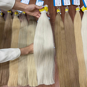 Premium Raw Vietnamese Colored Bulk <b>Hair</b> for <b>Braiding</b> No Weft Double Drawn Cuticle Aligned Wholesale Supplier - Product Image 3